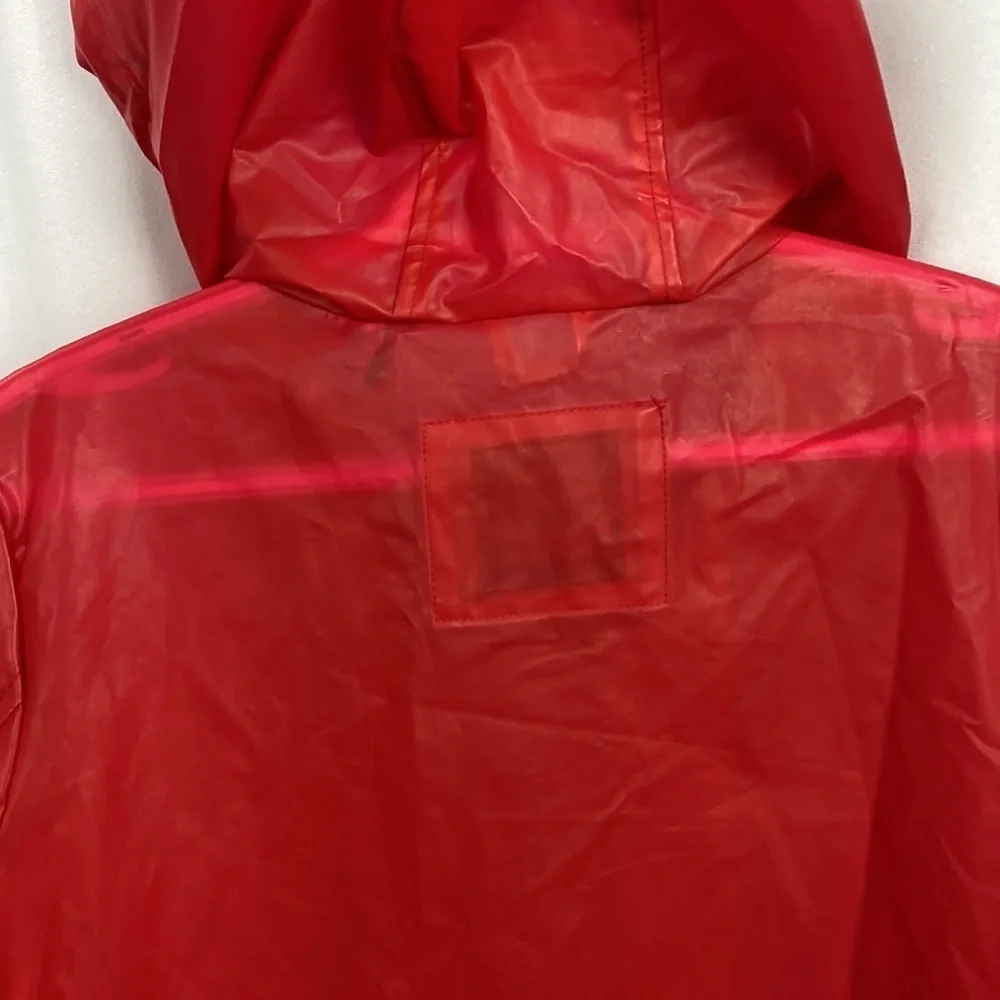 Levi's® Red Translucent Rain Jacket - Size Small - Picture 12 of 12